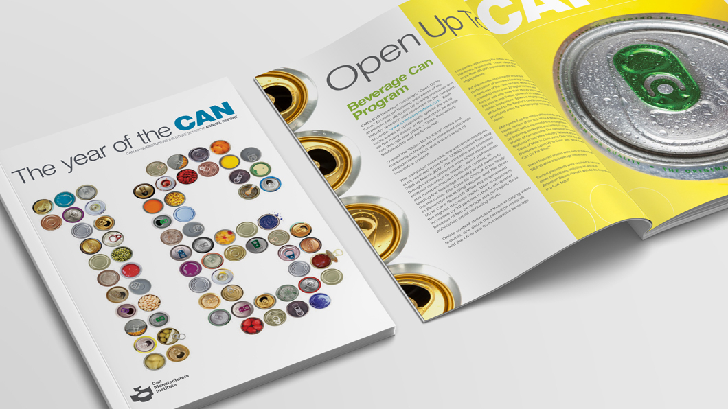 Example of a annual report page